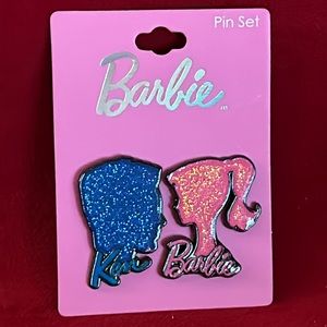 Mattel Barbie and Ken pin set